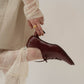 lace up pointed toe pumps/2color - KNUTH MARF