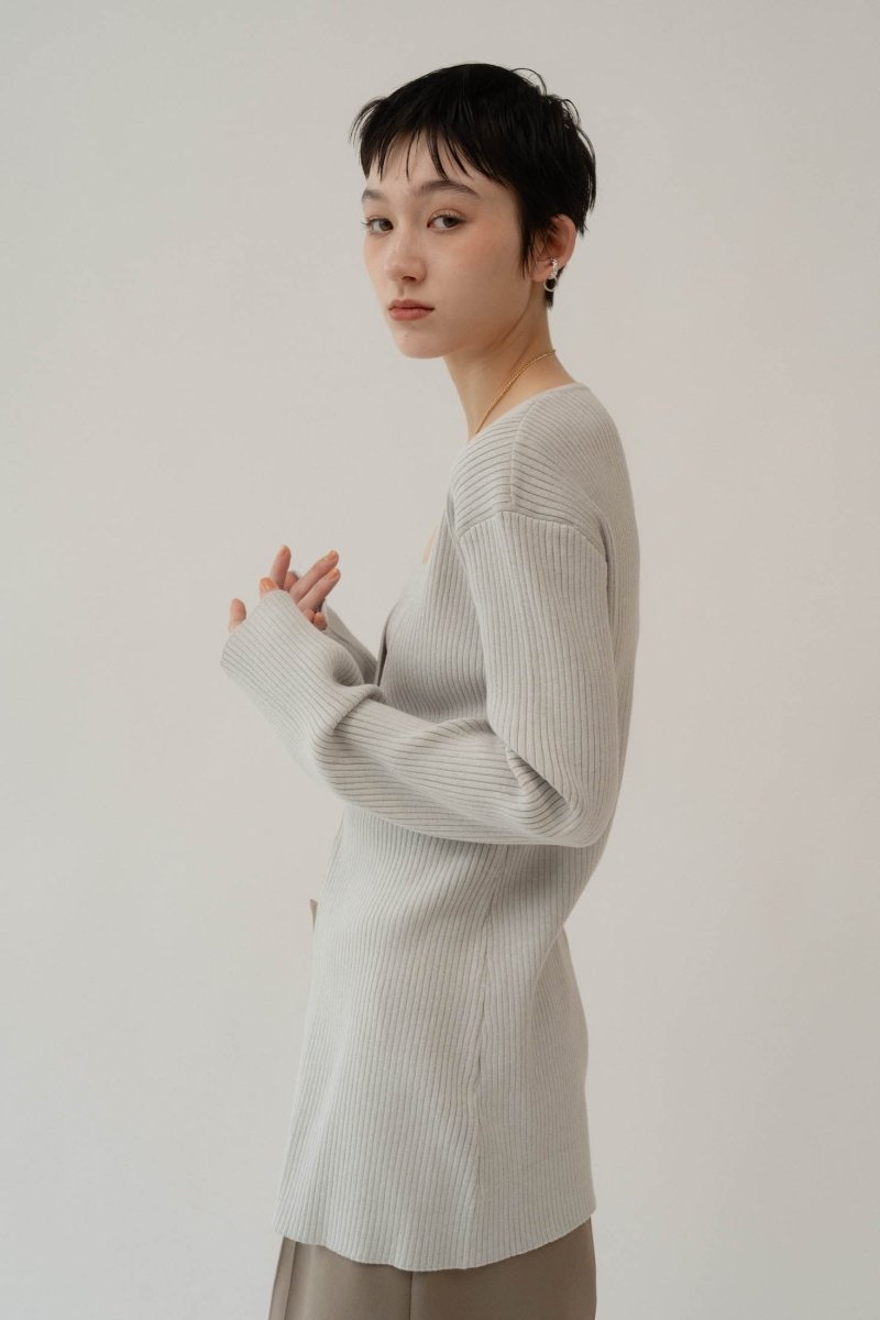 ladylike knit cardigan/2color - KNUTH MARF