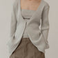 ladylike knit cardigan/2color - KNUTH MARF