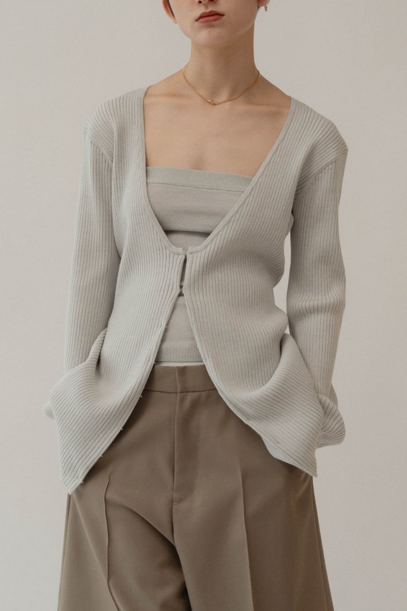 ladylike knit cardigan/2color - KNUTH MARF