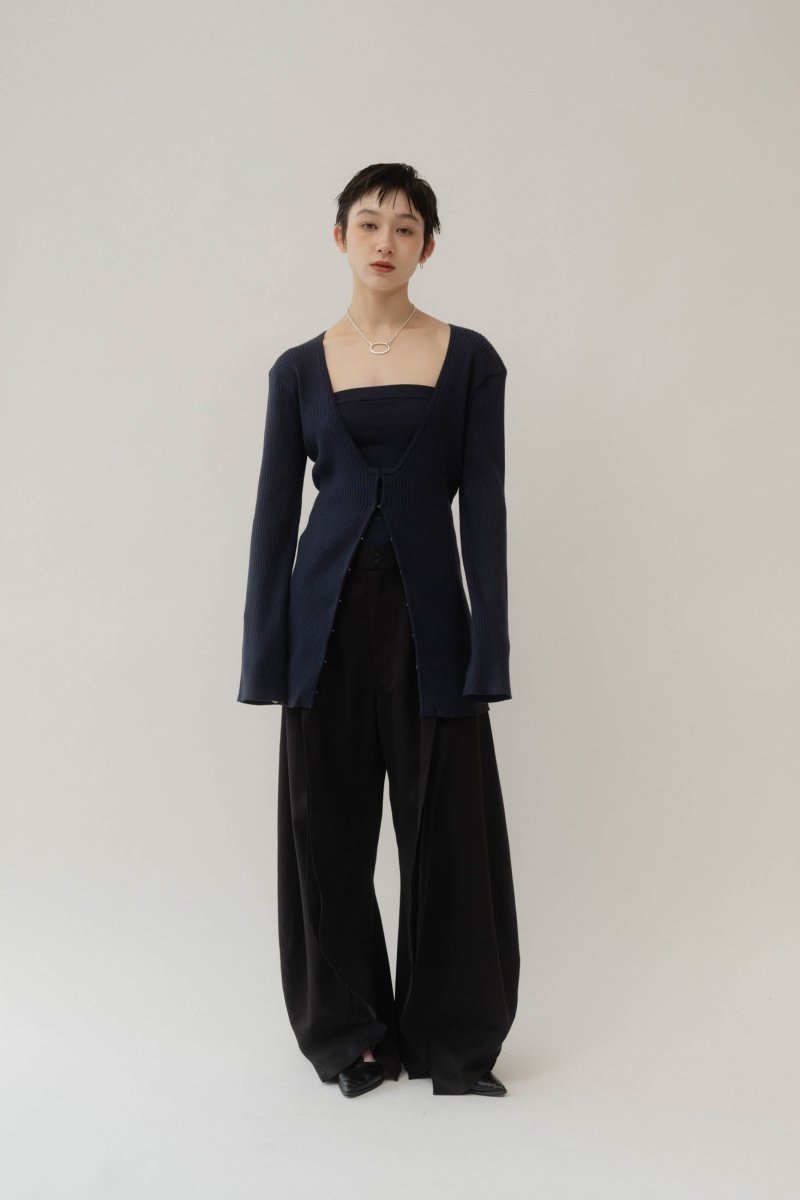 ladylike knit cardigan/2color - KNUTH MARF