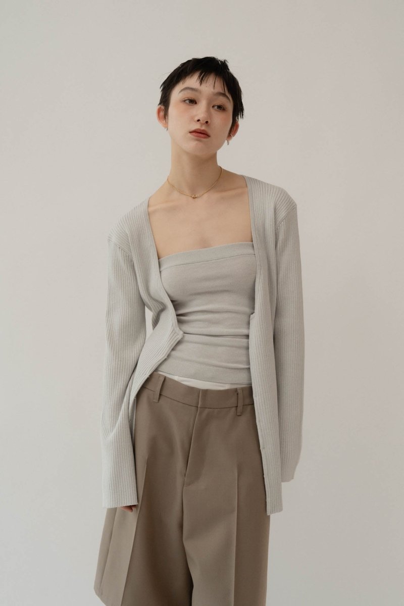 ladylike knit cardigan/2color - KNUTH MARF