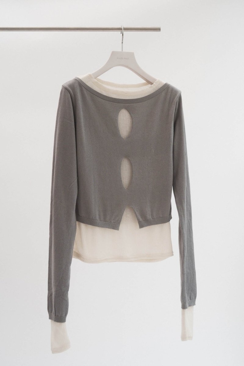 layered color tops/3color - KNUTH MARF