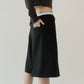 layered half pants(unisex)/black - KNUTH MARF