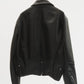 leather riders blouson(unisex)/black - KNUTH MARF