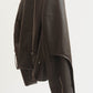 leather riders blouson(unisex)/brown - KNUTH MARF