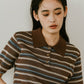 logo stripe polo knit/2color - KNUTH MARF
