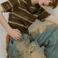 logo stripe polo knit/2color - KNUTH MARF