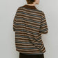 logo stripe polo knit(unisex)/2color - KNUTH MARF