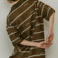 logo stripe polo knit(unisex)/2color - KNUTH MARF