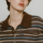 logo stripe polo knit(unisex)/2color - KNUTH MARF