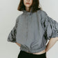 many way frill blouse/check - KNUTH MARF