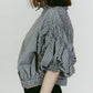 many way frill blouse/check - KNUTH MARF