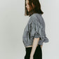 many way frill blouse/check - KNUTH MARF
