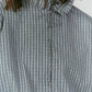 many way frill blouse/check - KNUTH MARF