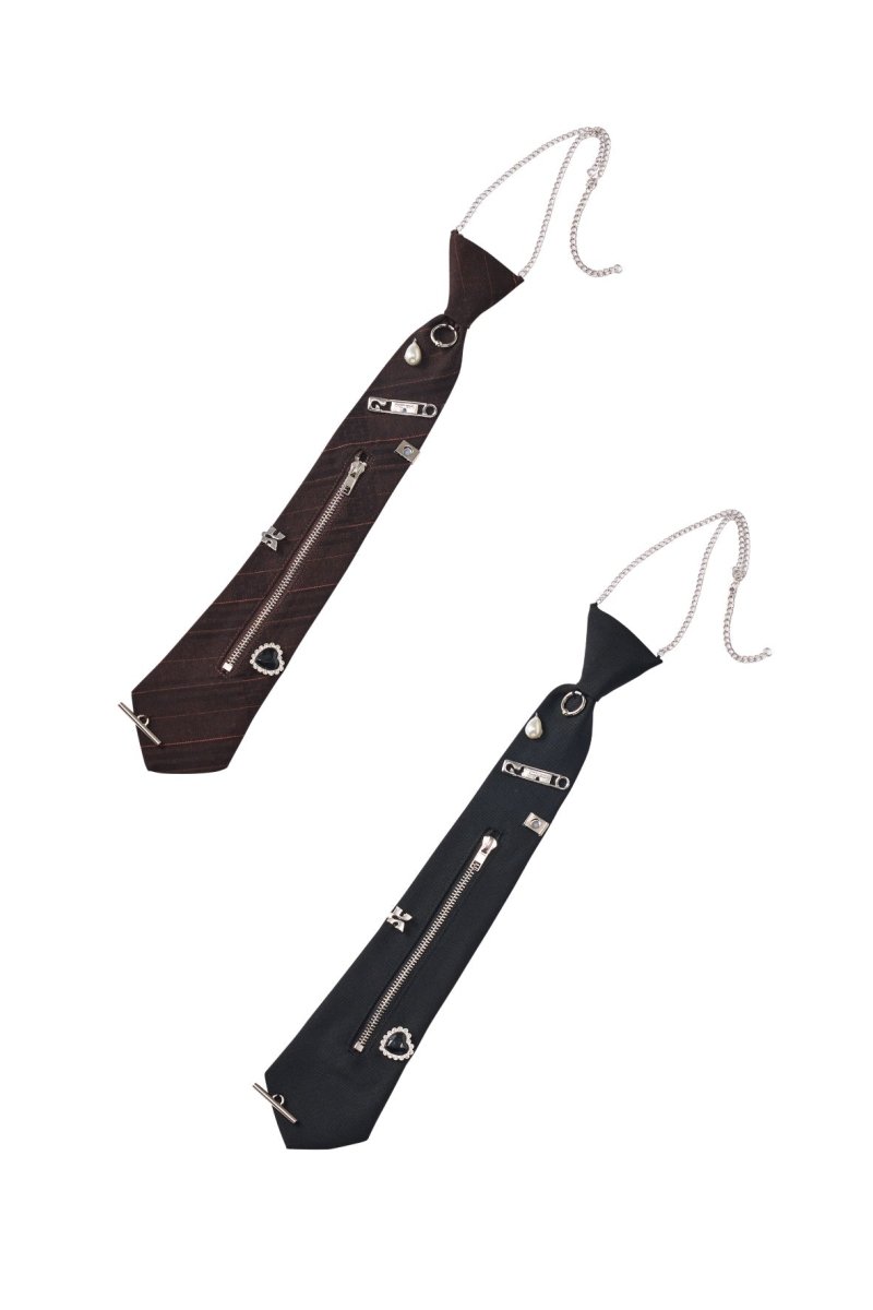 metal detail tie/2color - KNUTH MARF