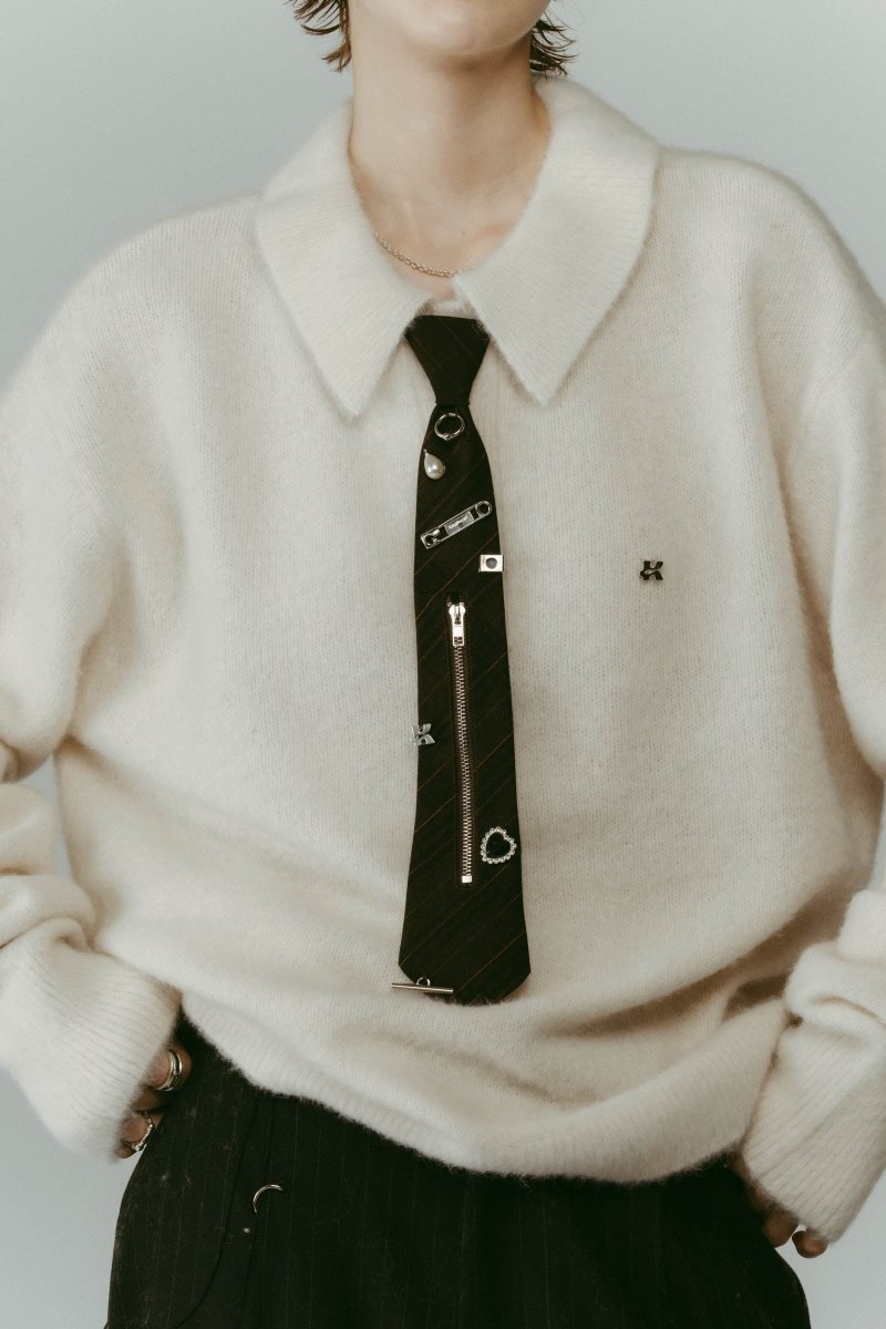metal detail tie/2color - KNUTH MARF