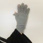 metal shaggy knit gloves/2color - shipping free - KNUTH MARF