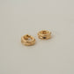 mini hoop earring/2color - KNUTH MARF