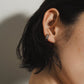 mini hoop earring/2color - KNUTH MARF