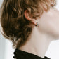 mini hoop earring/2color - KNUTH MARF