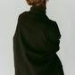 muffler overlay jacket(unisex)/black - KNUTH MARF