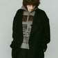 muffler overlay jacket(unisex)/black - KNUTH MARF
