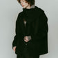 muffler overlay jacket(unisex)/black - KNUTH MARF