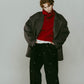 muffler overlay jacket(unisex)/gray - KNUTH MARF