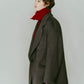 muffler overlay jacket(unisex)/gray - KNUTH MARF
