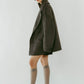 muffler overlay jacket(unisex)/gray - KNUTH MARF