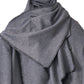 muffler overlay jacket(unisex)/gray - KNUTH MARF
