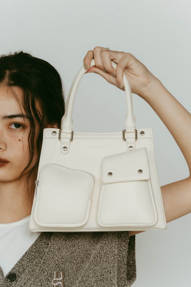 multi pocket hand bag/2color - KNUTH MARF
