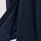 single-breasted long coat/navy