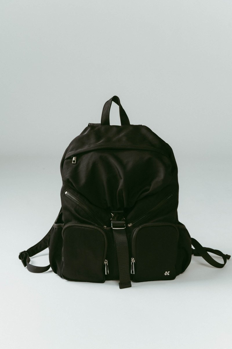 nylon back pack/black - KNUTH MARF