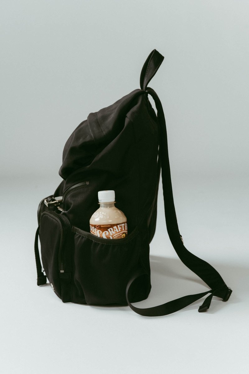 nylon back pack/black - KNUTH MARF