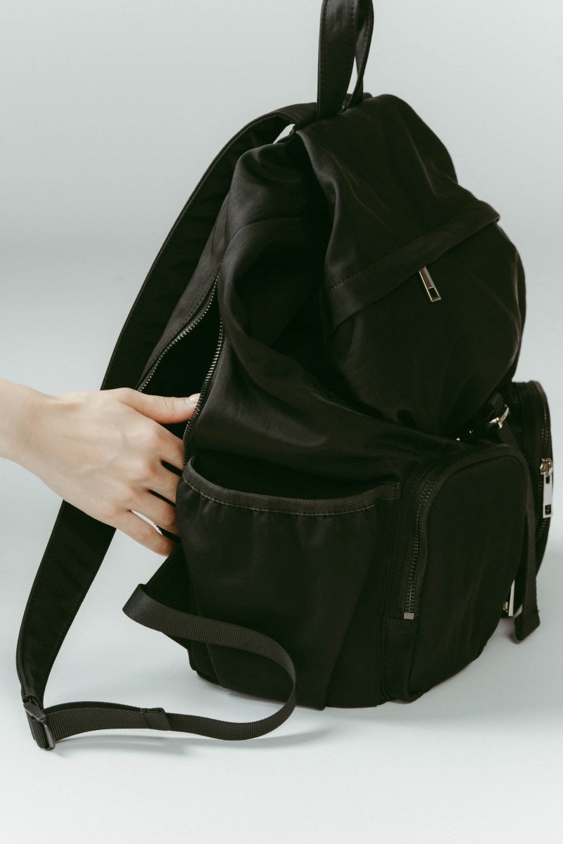 nylon back pack/black - KNUTH MARF