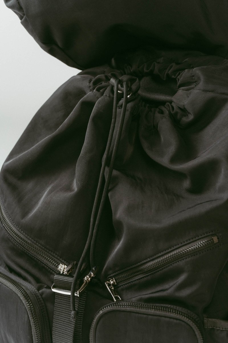 nylon back pack/black - KNUTH MARF