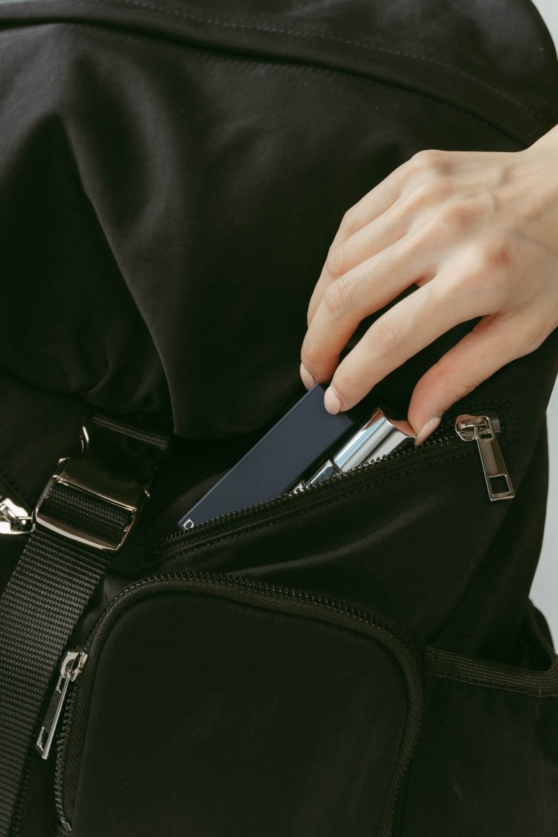 nylon back pack/black - KNUTH MARF