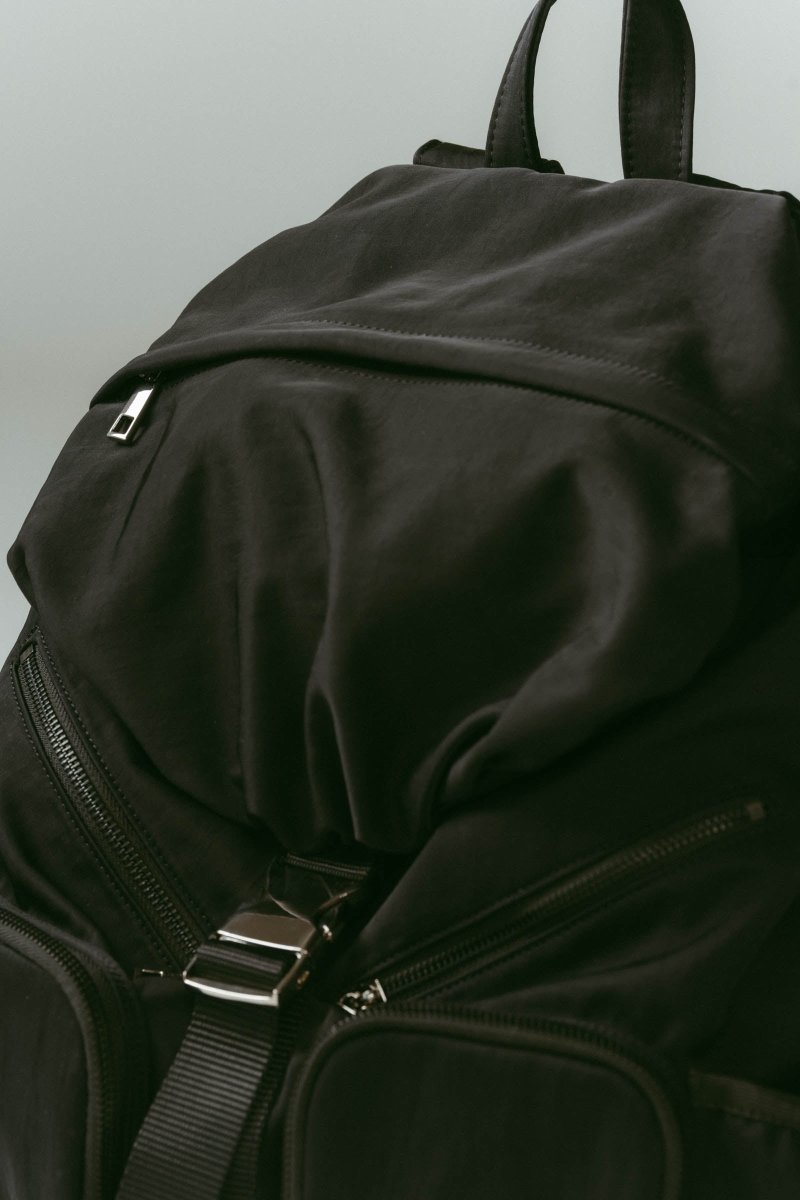 nylon back pack/black - KNUTH MARF