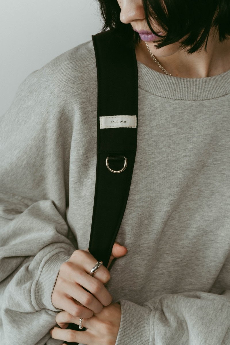 nylon back pack/black - KNUTH MARF
