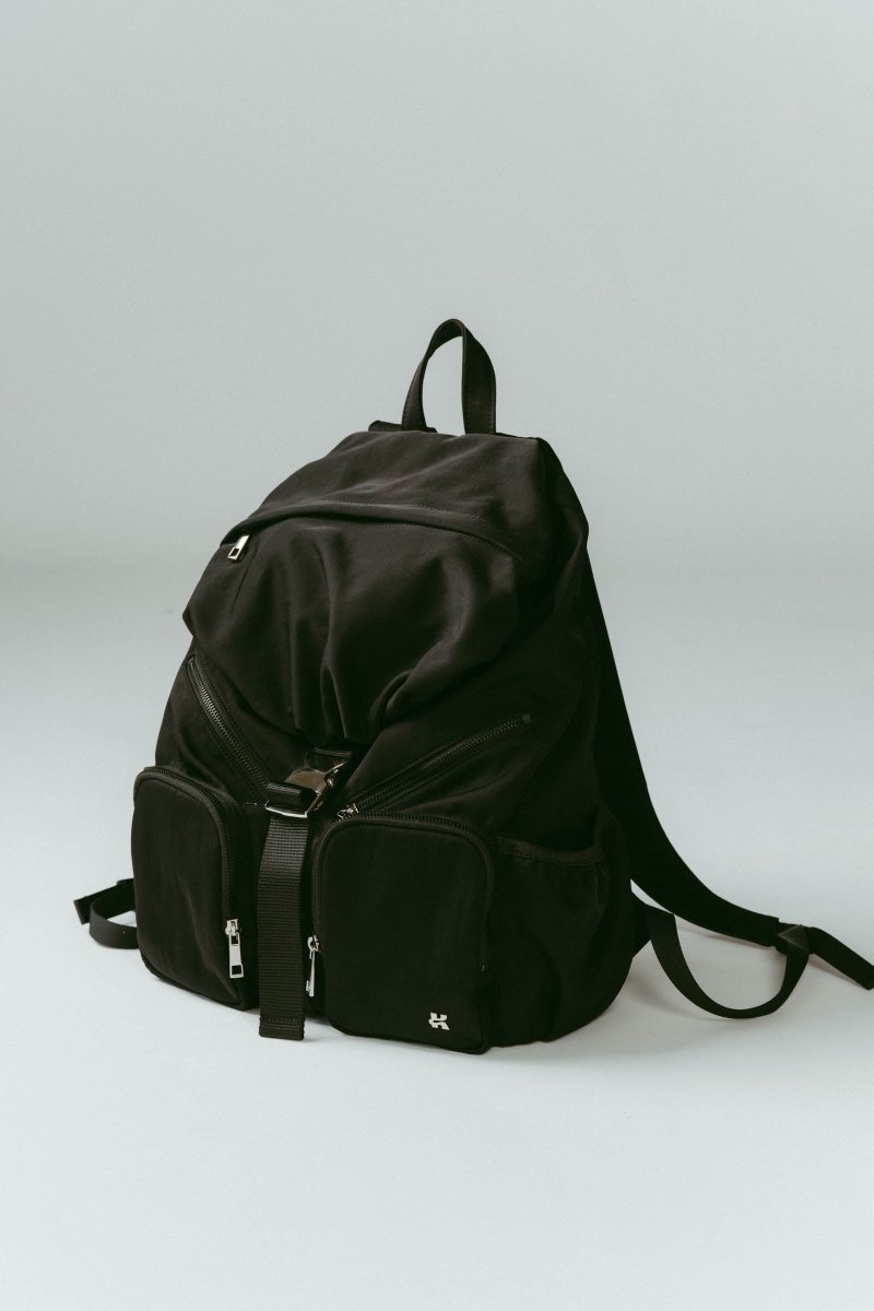 nylon back pack/black - KNUTH MARF