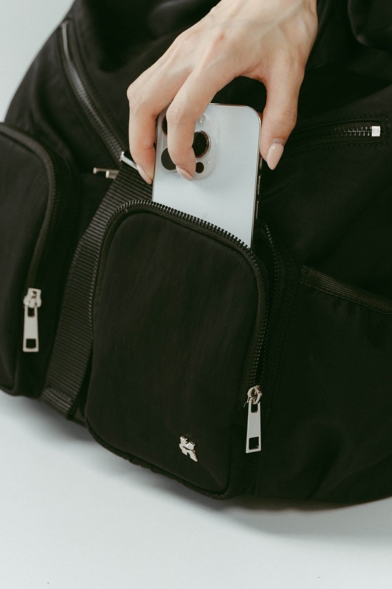 nylon back pack/black - KNUTH MARF