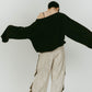 off shoulder vintage sweat/black - KNUTH MARF