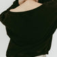 off shoulder vintage sweat/black - KNUTH MARF