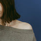 off shoulder vintage sweat/gray - KNUTH MARF
