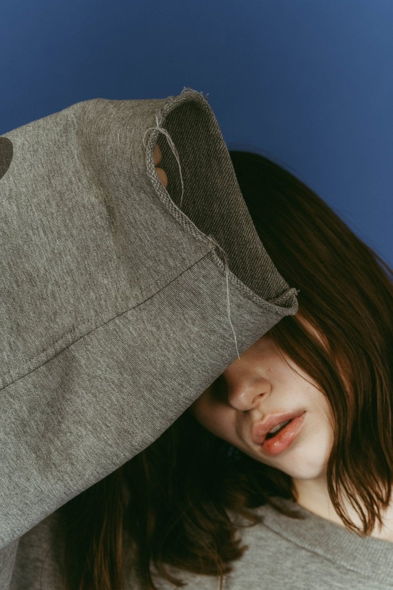 off shoulder vintage sweat/gray - KNUTH MARF