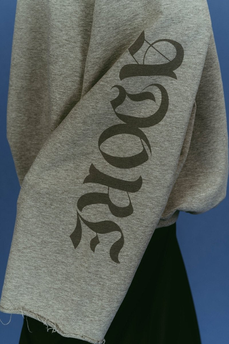 off shoulder vintage sweat/gray - KNUTH MARF