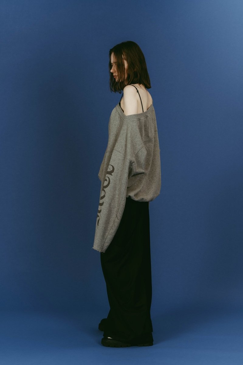 off shoulder vintage sweat/gray - KNUTH MARF