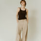  - On sale April 25th 21:00 - cap in rib tank top/brown,ivory - KNUTH MARF